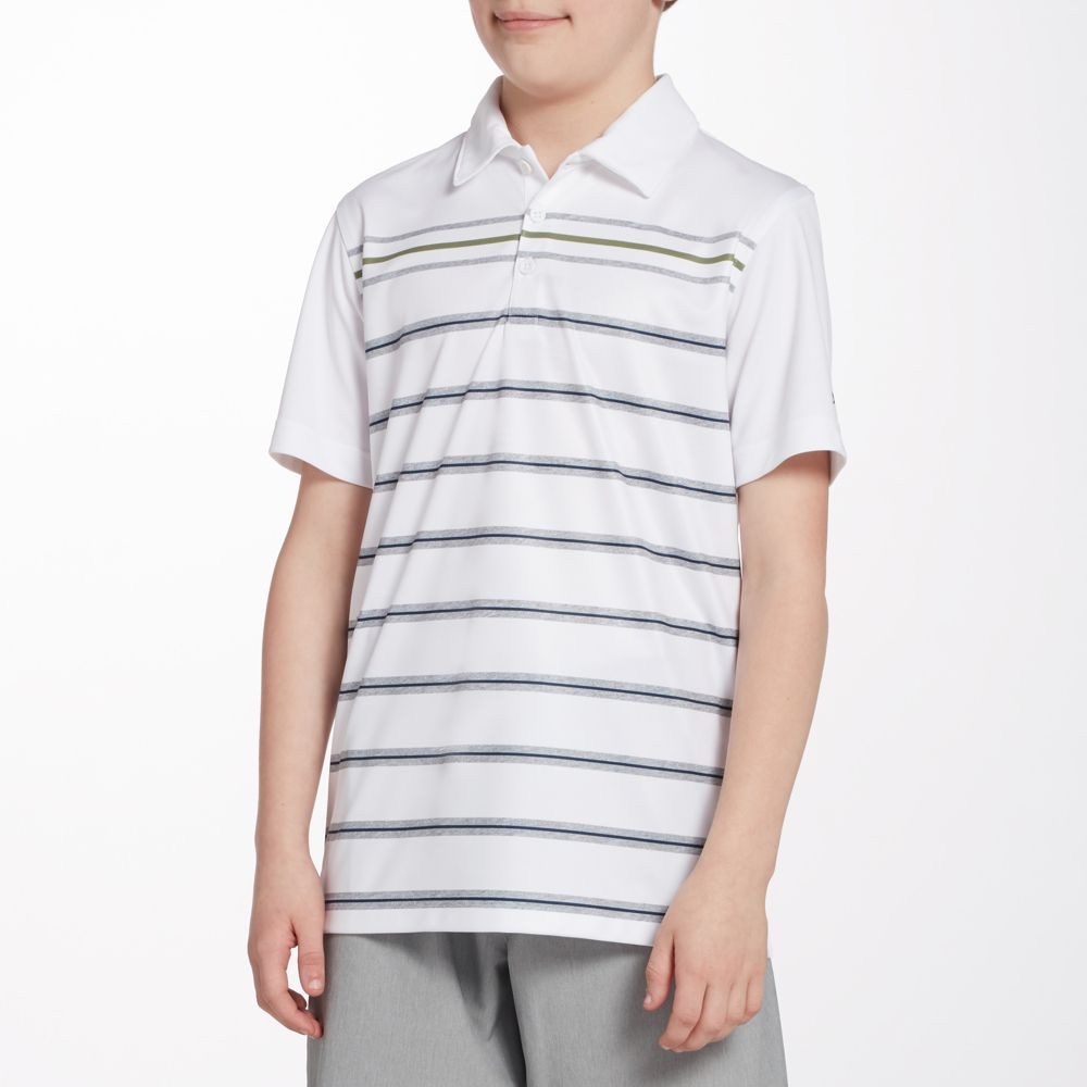 Slazenger Boys' Multi Stripe Golf Polo